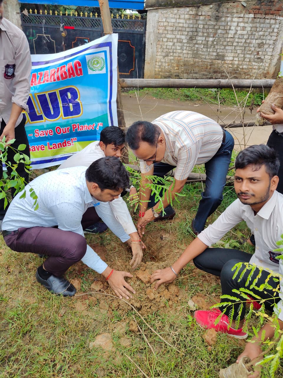 Tree Plantation by Our Principal Sir